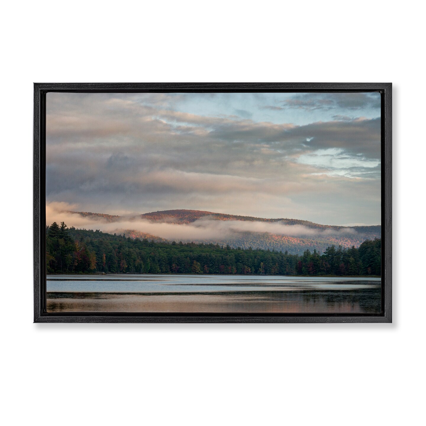 Stupell Industries Mountain View with Fog Floating Frame, design by James Rodewald