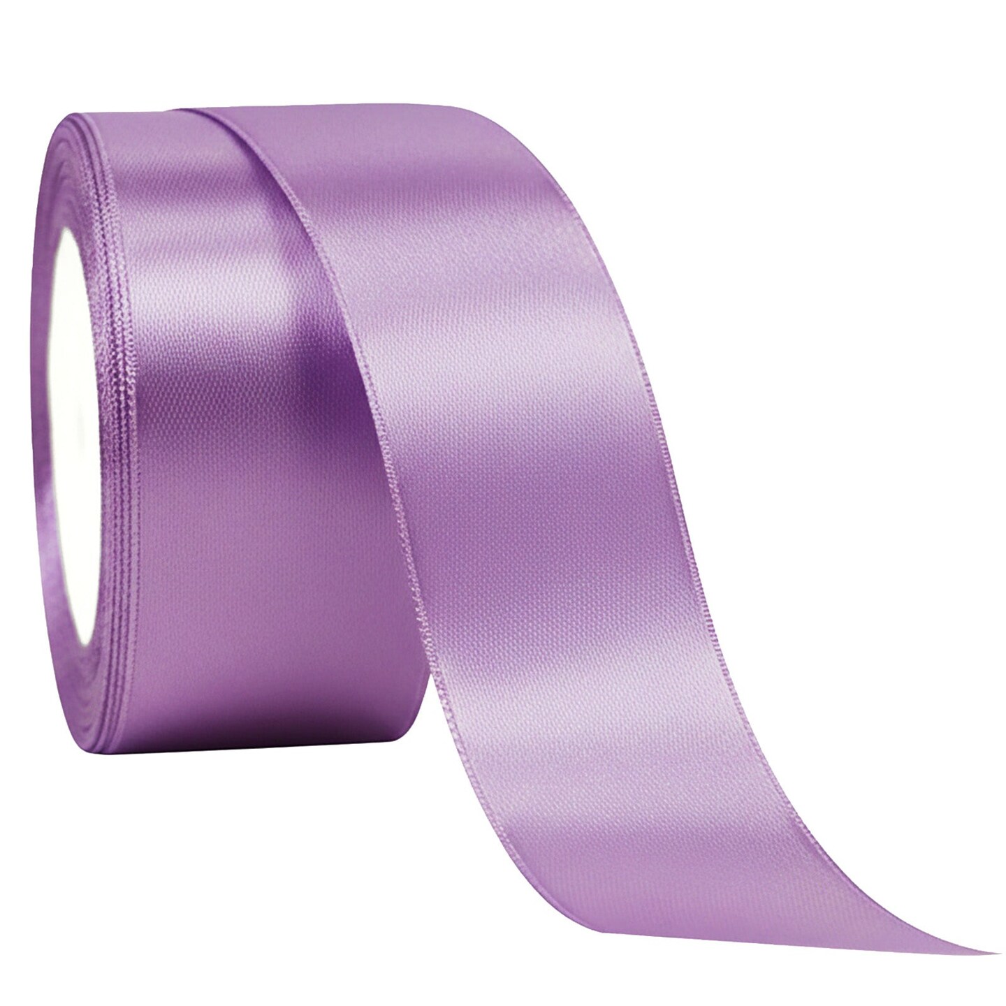 Wrapables 1.5 Inch x 25 Yards Satin Ribbon for Gift Wrapping, Weddings, Floral Bouquets, Bow Making, Party Decorations, DIY Crafts, Lavender