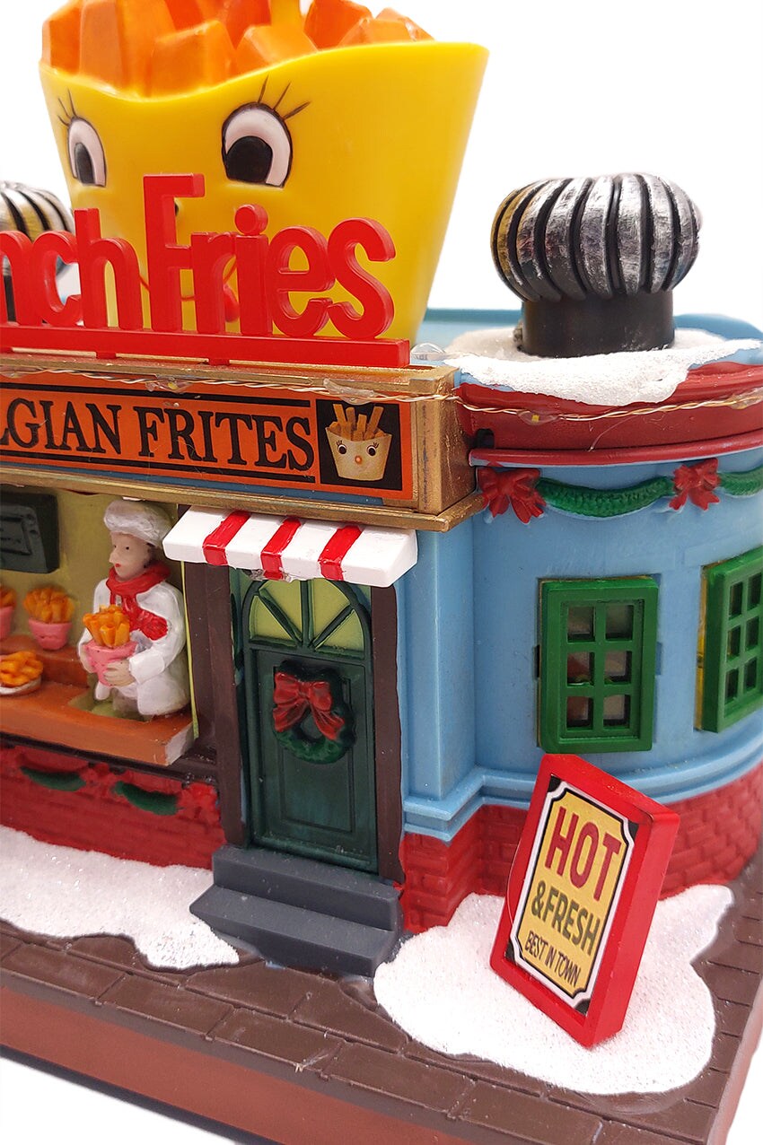 French Fries Stand - Christmas Village Collection by Wizardi F07N5-8