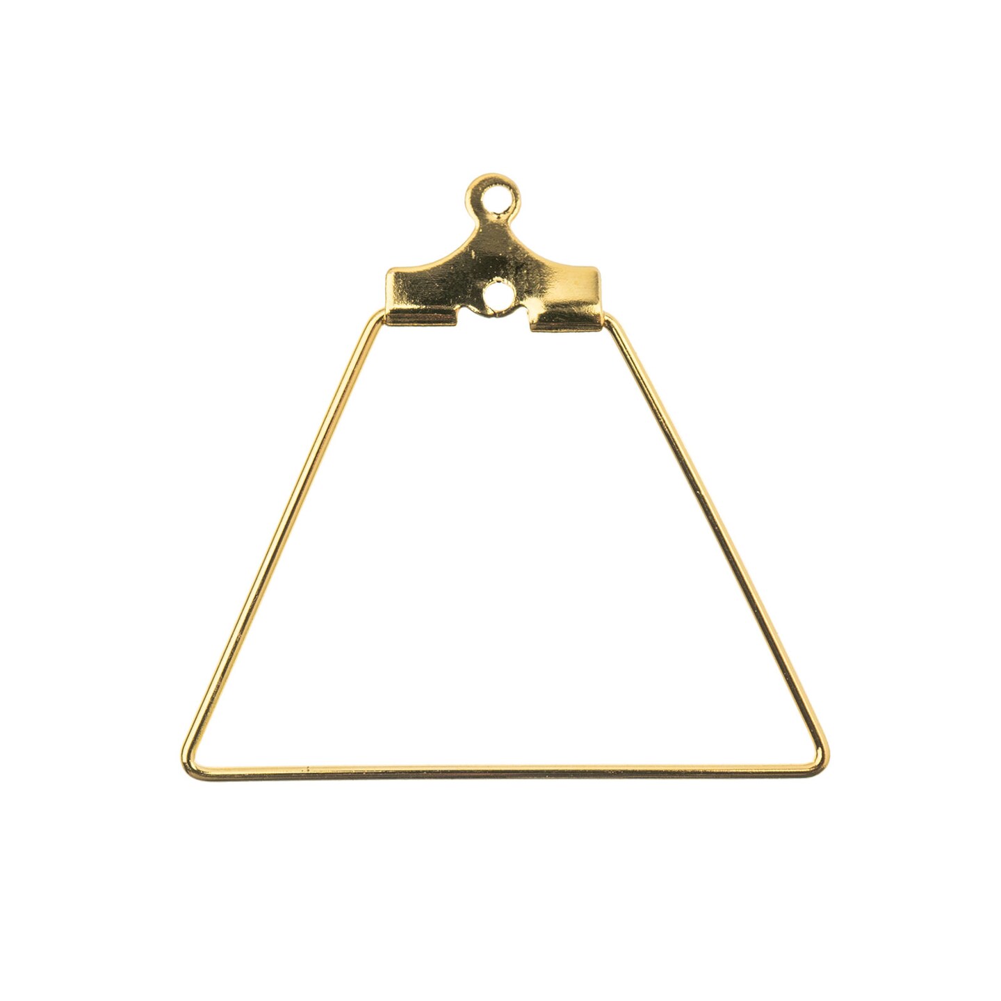 John Bead 26x27mm Trapezoid Shape Earring Must Have Findings, 8pcs