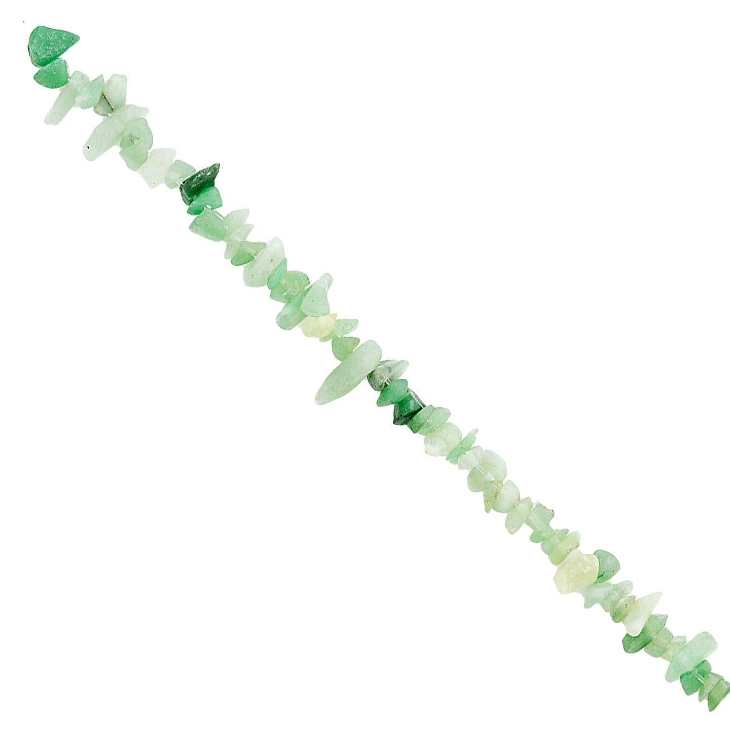 Green Aventurine Chips 6 Inch Strand