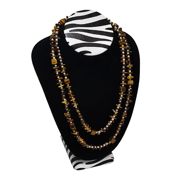 Tigereye Chips - 2 x 8&#x22; Strand