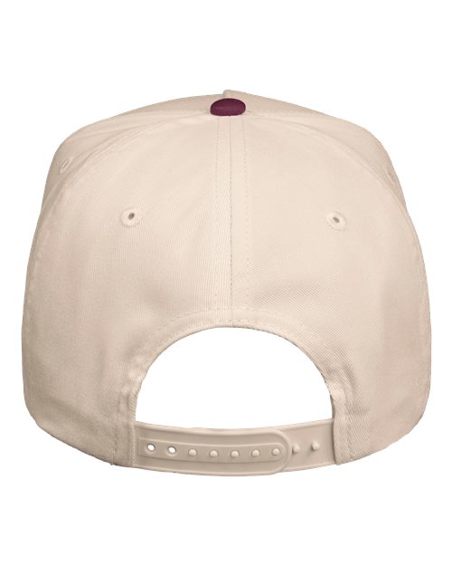 Valucap&#xAE; Five Panel Twill Cap Classic Comfortable Fit