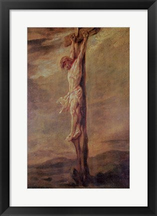 Framed Art Christ on the Cross, c.1646 by Rembrandt van Rijn Wall Decor 18x24 Artwork