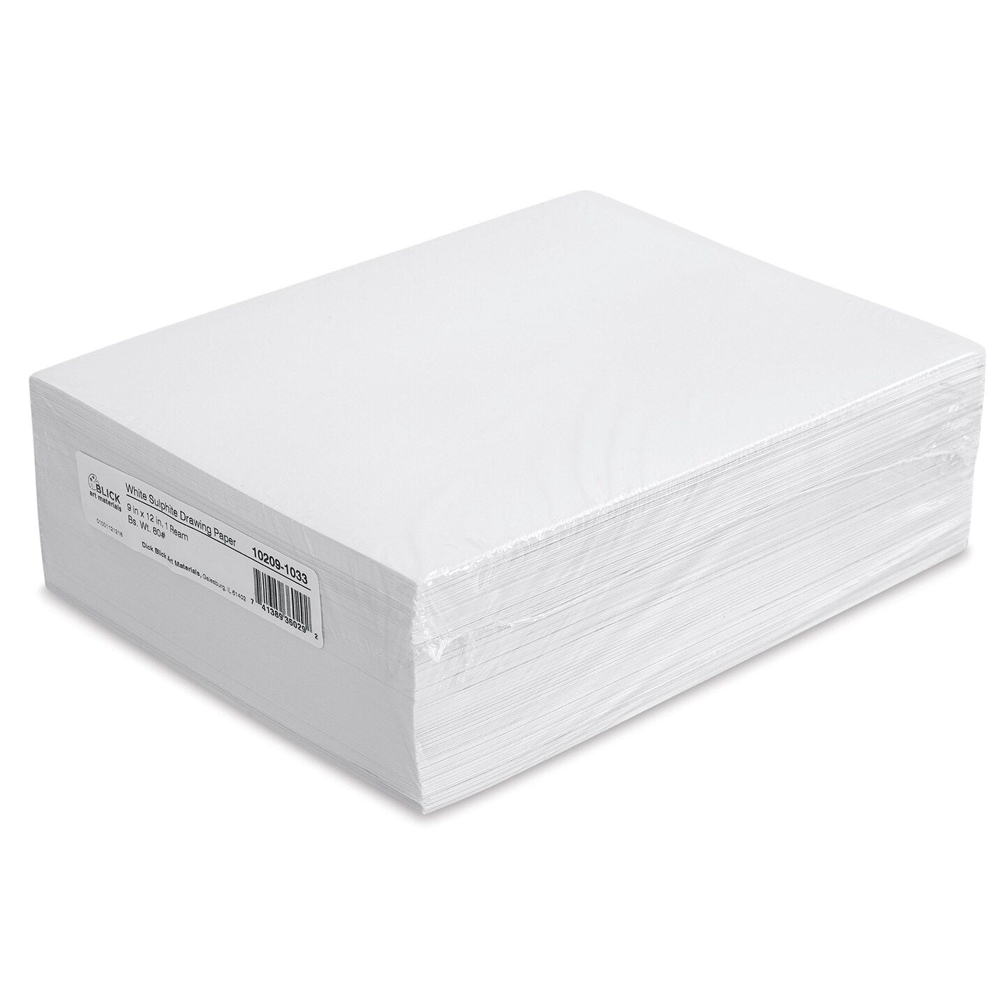 Blick Sulphite Drawing Papers - 9" x 12", White, 500 Sheets, 80 lb