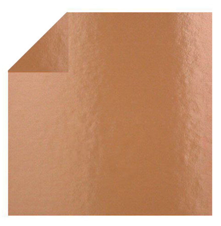 Stained Glass Foil Adhesive Backed Copper Sheet 12"x12" 2pk.for All Glass Work