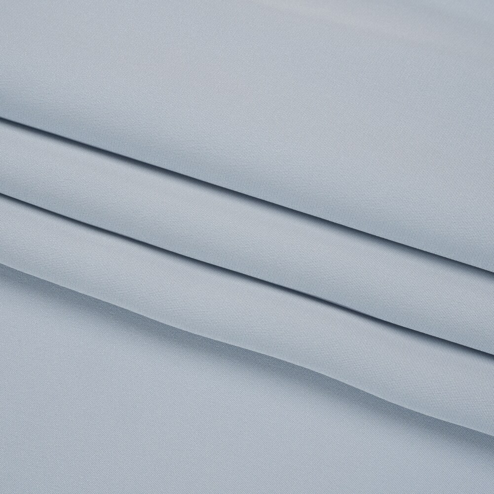 1 Yard Solid Baby Blue Silk Crepe Fabric Four Ply for High End Fashion, 44 Inches Width