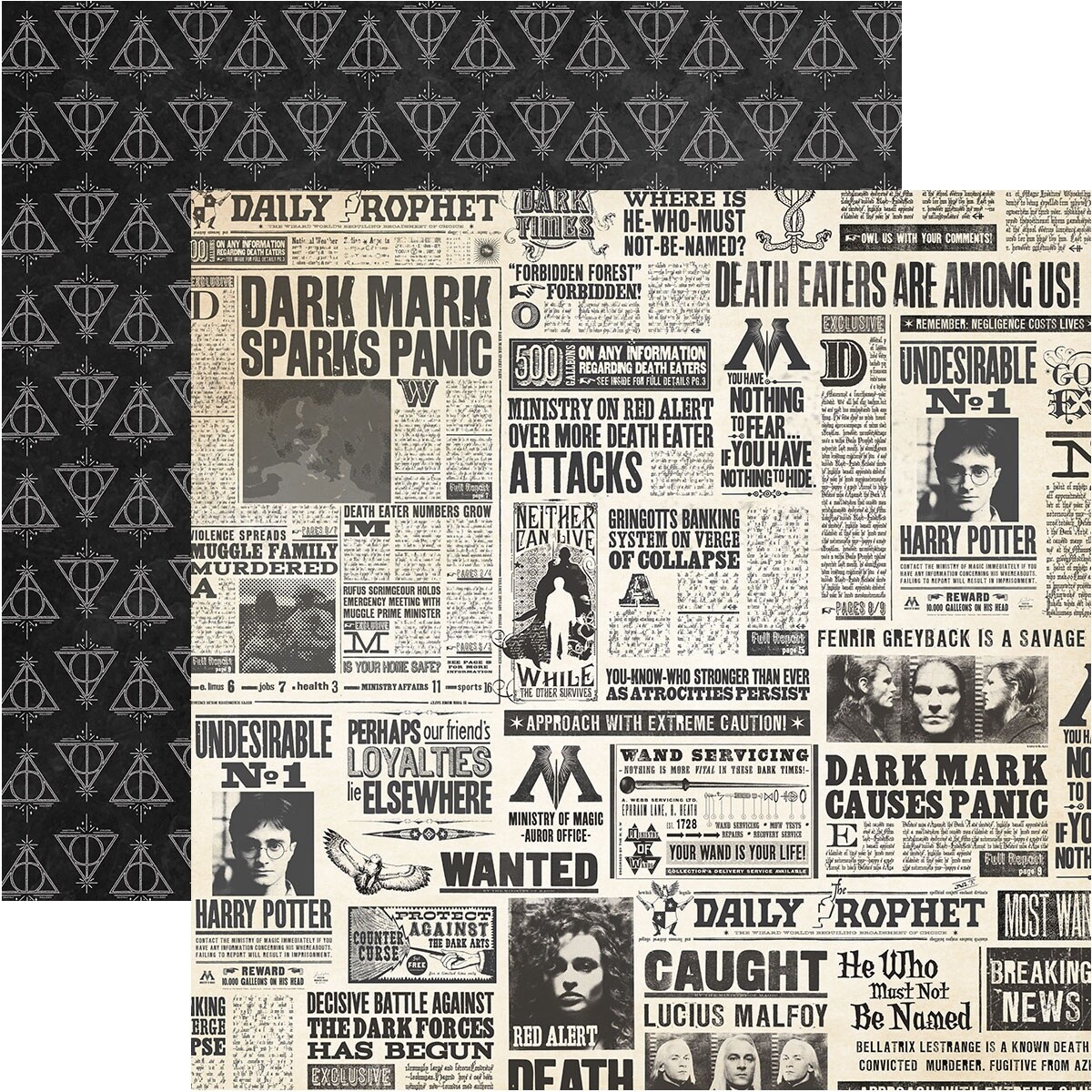 Paper House Harry Potter Double-Sided Cardstock 12