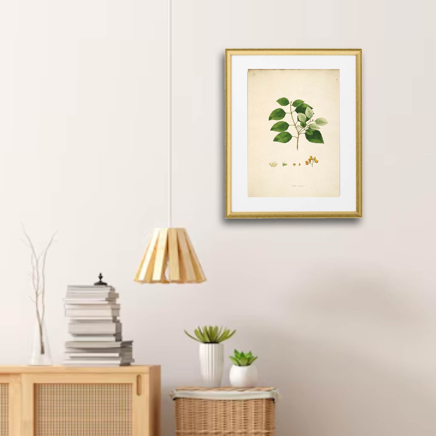 Gold Frame with Mount, 16x20&#x22; &#x2013; Easy No-Nail Hanging, Horizontal or Vertical!