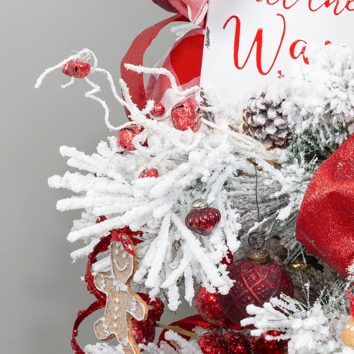 Jingle Bell Picks 3ct Farmhouse Christmas Greenery Stems