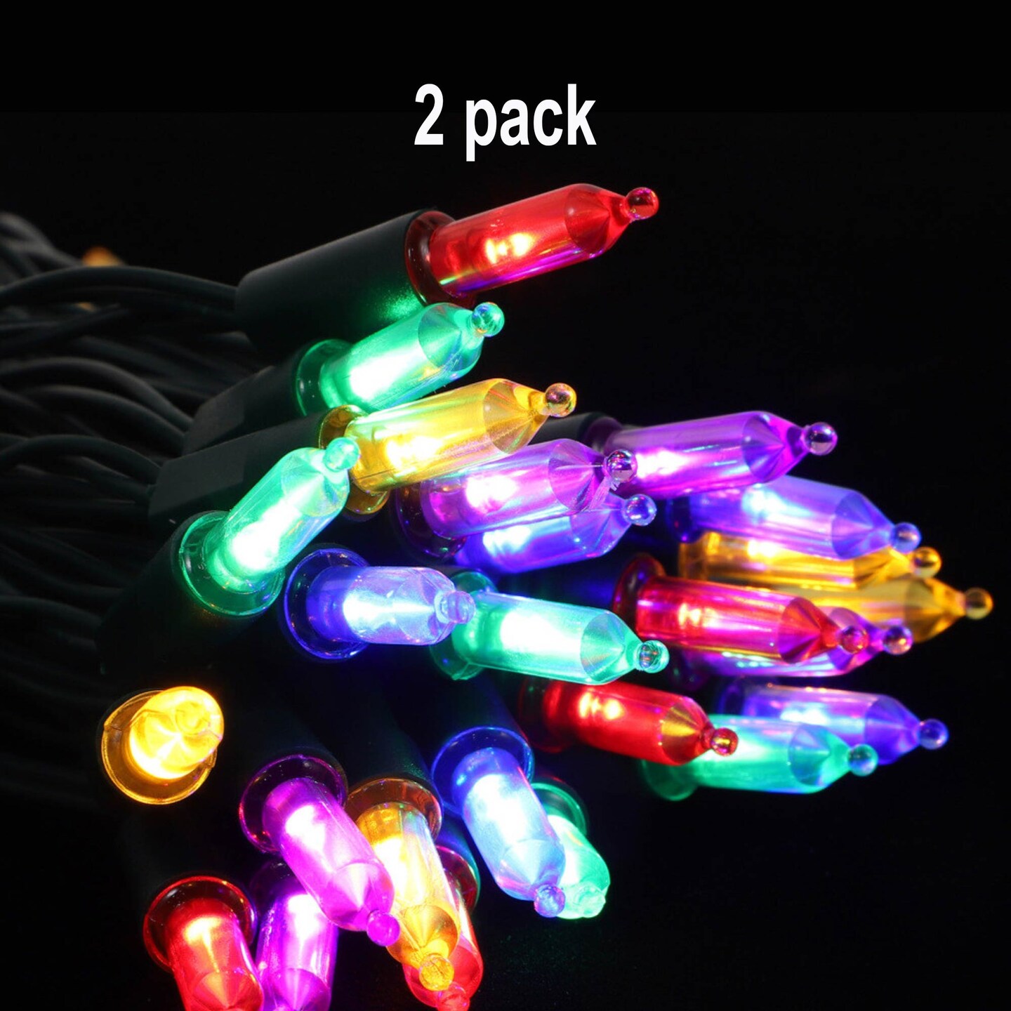 Fun & Festive 20 LED M5 Multicolor String Lights – Portable Battery Powered