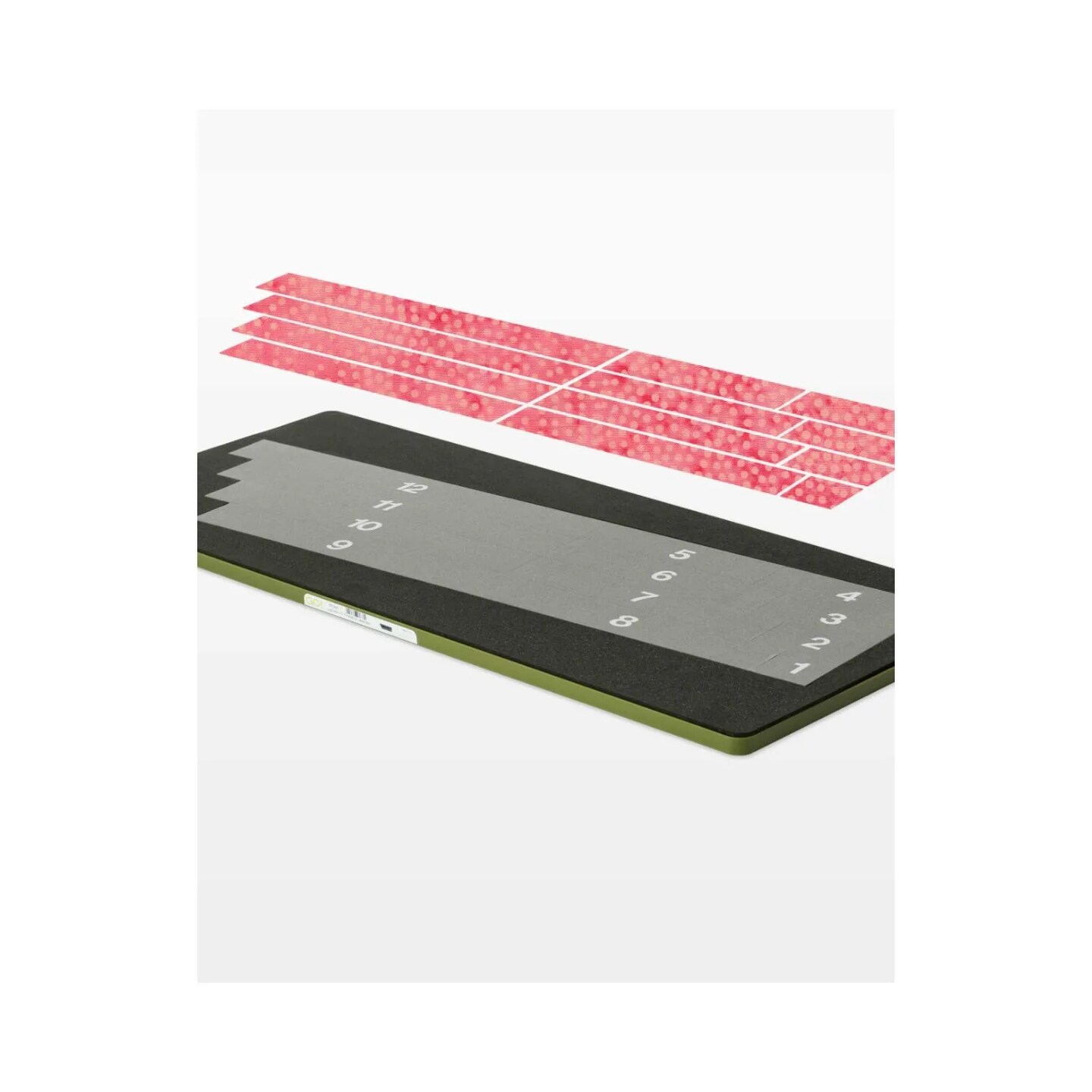 AccuQuilt GO! Log Cabin 12" Finished BOB Quilt Die by Leslie Main – Fabric Cutting Die for Quilting Projects