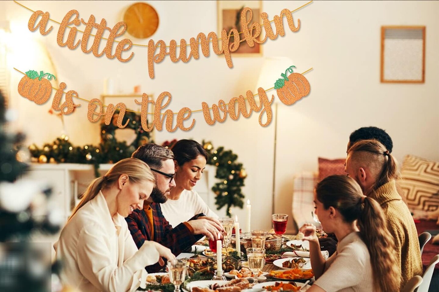 Pumpkin Baby Shower Decorations A Little Pumpkin is On the Way Banner