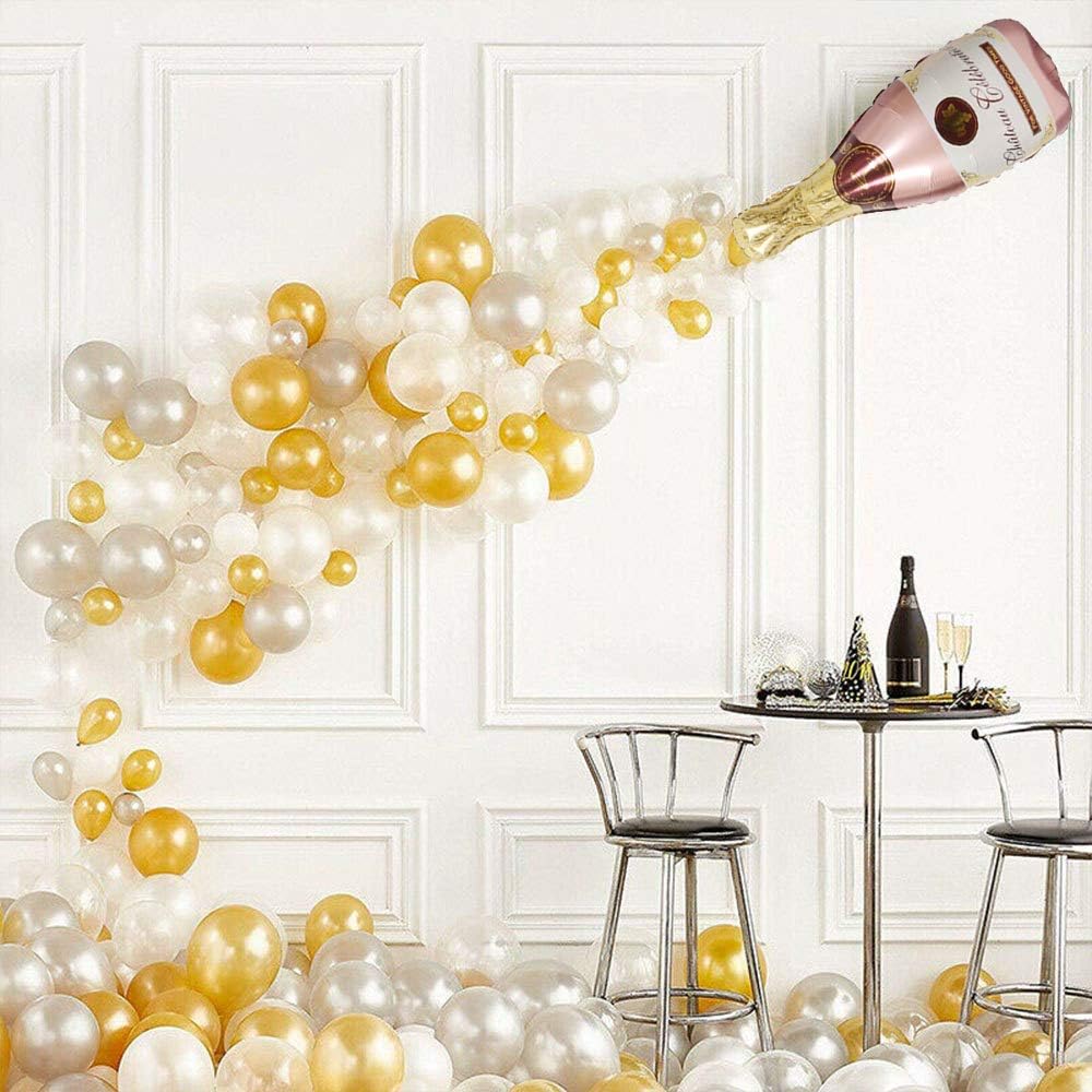 4PCS Champagne Bottle Balloons