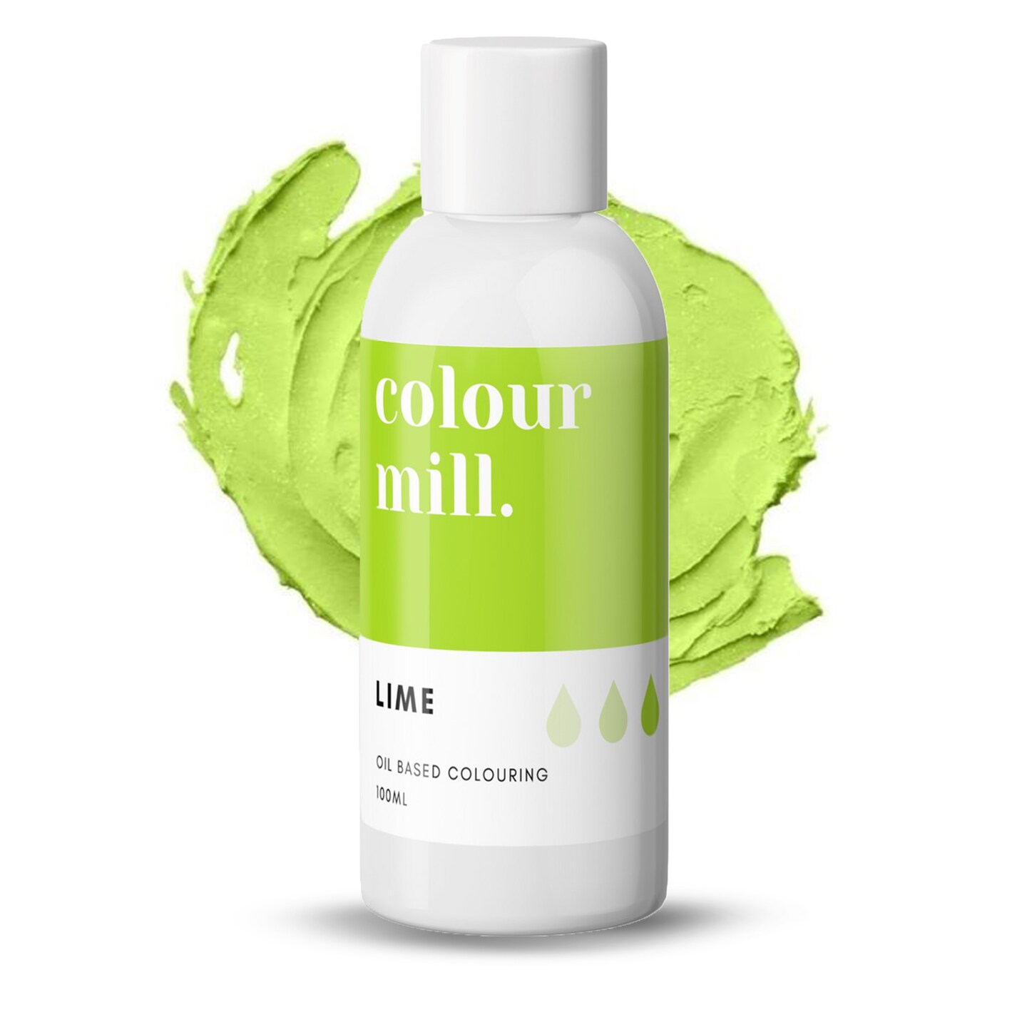 Lime Green Oil Based Food Coloring 100ml for Vibrant Cake Decorating and Buttercream