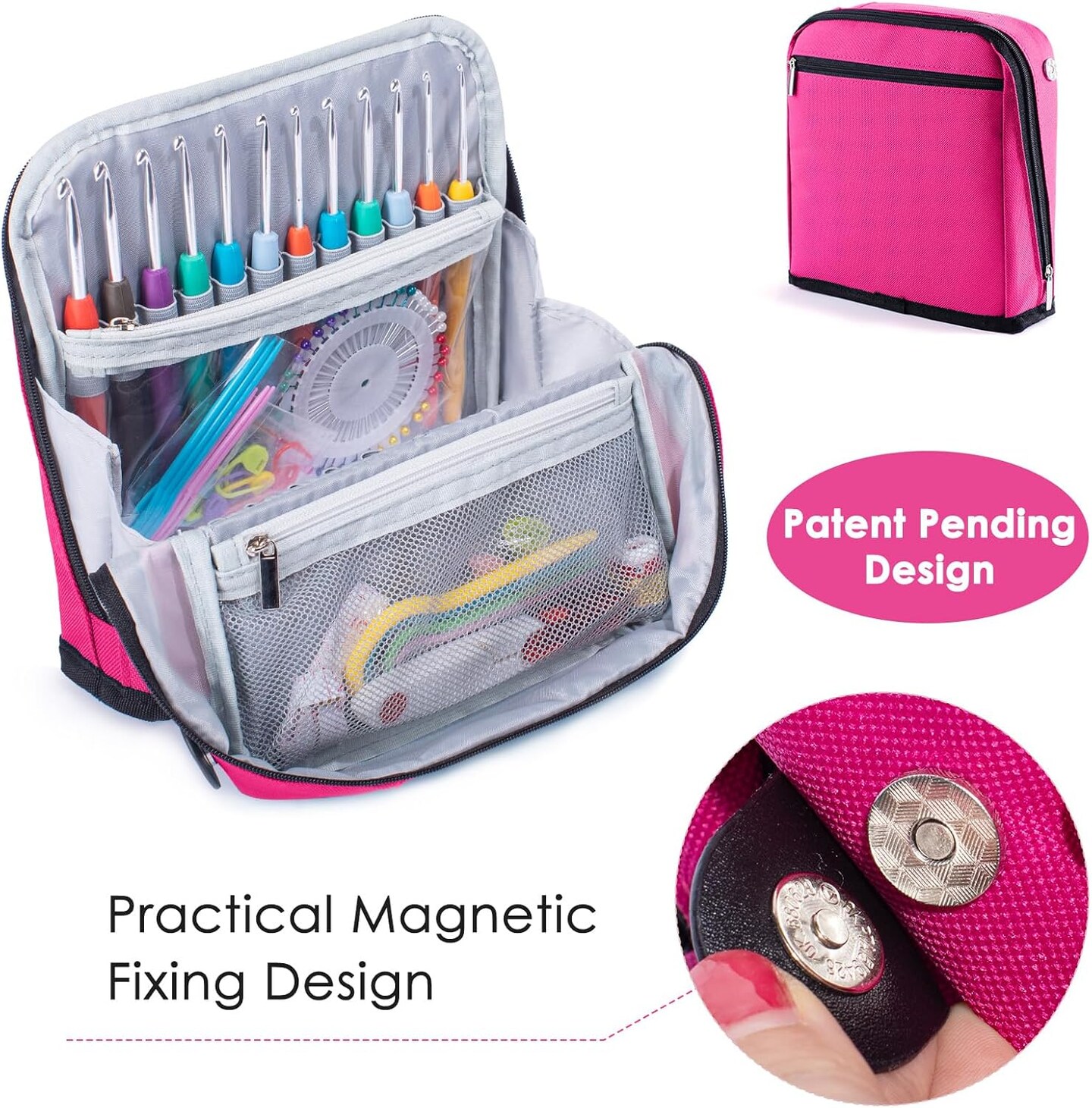 Crochet Hook Organizer Case