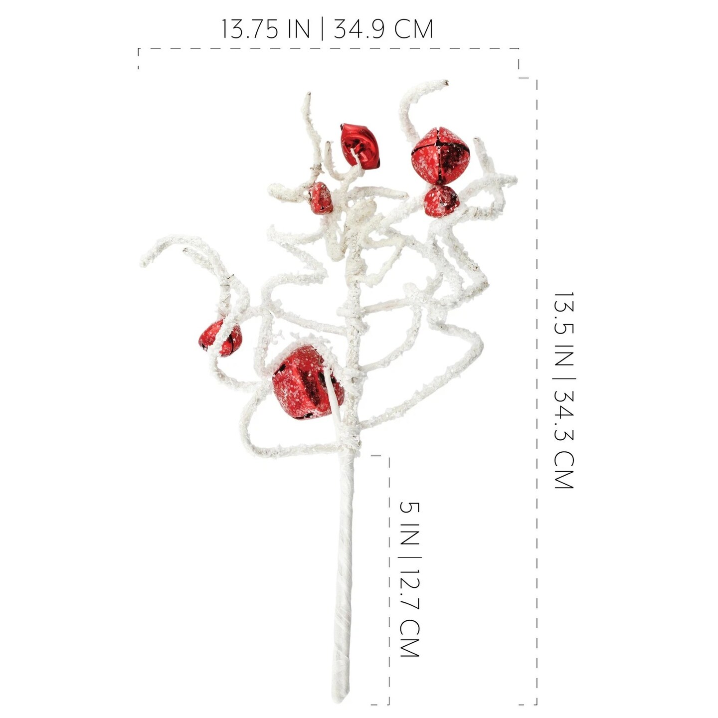 Jingle Bell Picks 3ct Farmhouse Christmas Greenery Stems