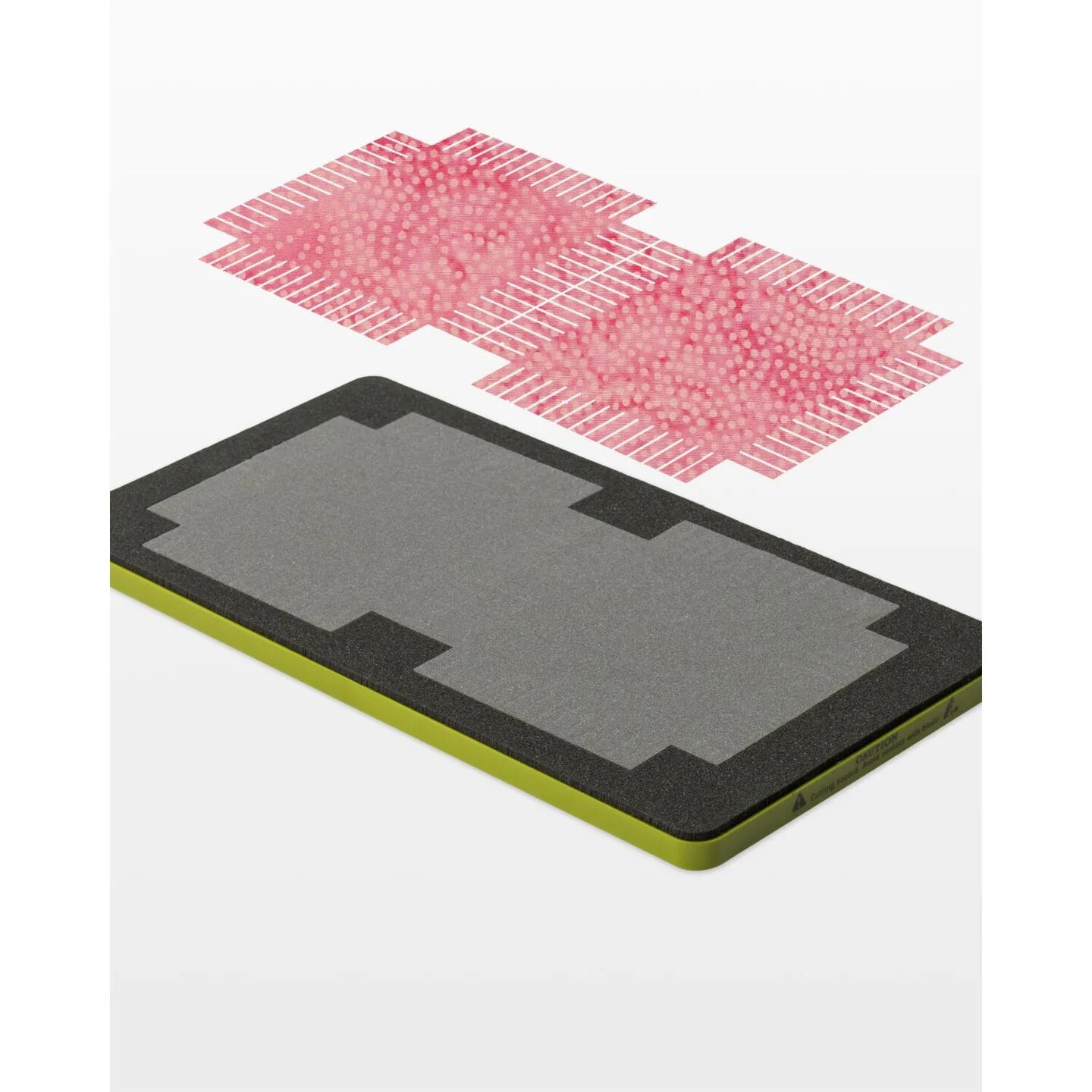 AccuQuilt GO! Rag Square 5 1/4" Die – Quilting Fabric Cutting Die for Rag Quilts with Fringe, Fast & Accurate Cutting, Works with GO! Cutters