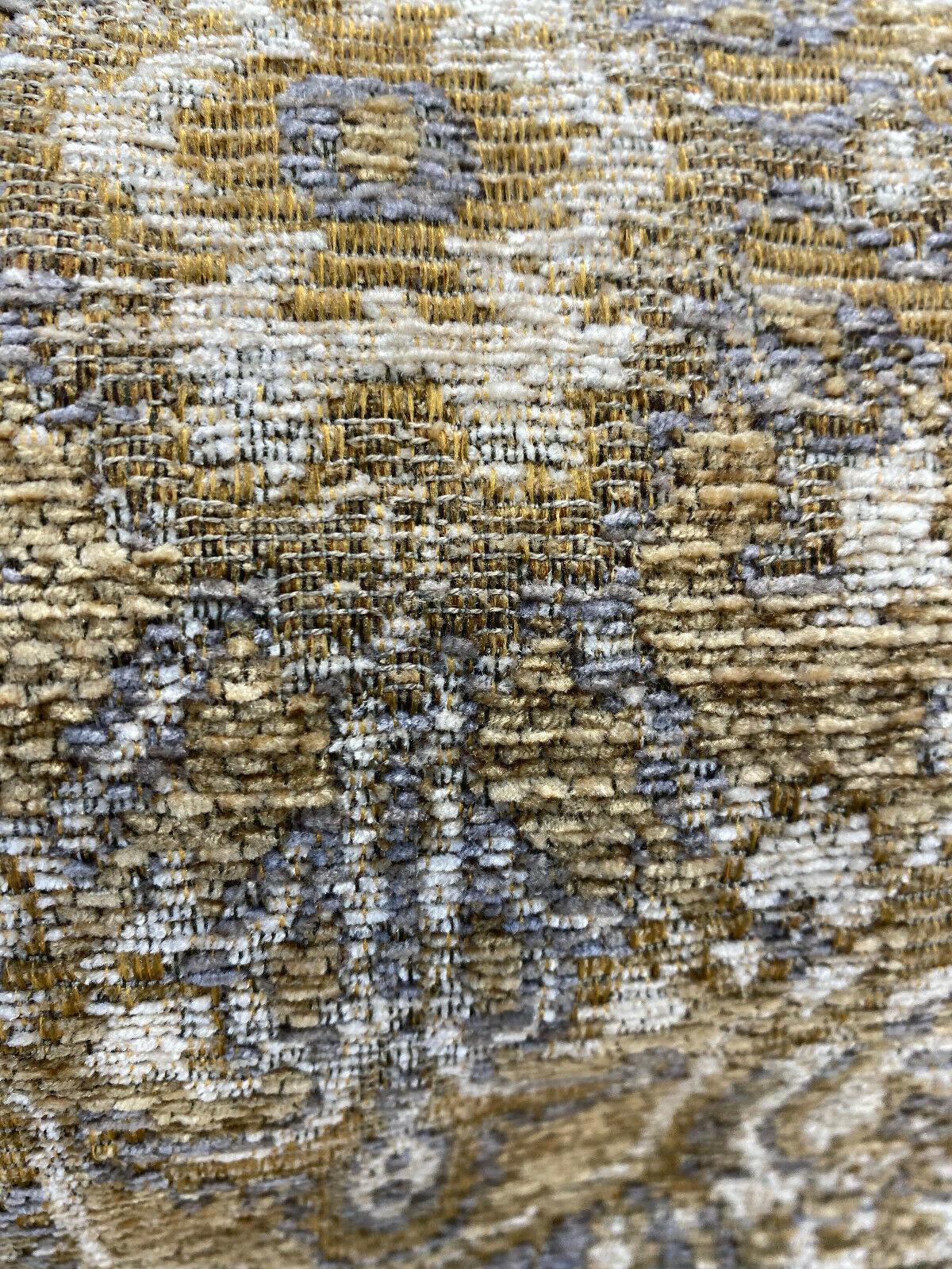 1 Yard Upholstery Chenille Fabric Mill Creek Hamaden Alabaster Gold 80% Rayon Chenille 14% Polyester 6% Rayon 56 Inch Width