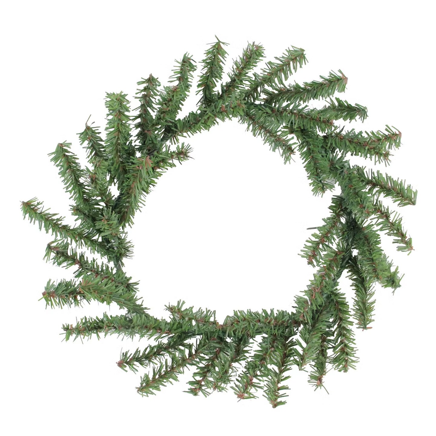 10" Unlit Mini Pine Artificial Christmas Wreath Small Holiday Greenery Decoration