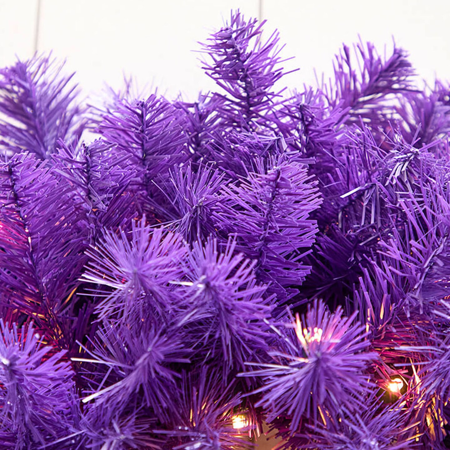 24" Purple LED Wreath Bright & Bold Light-Up Decor for Every Season