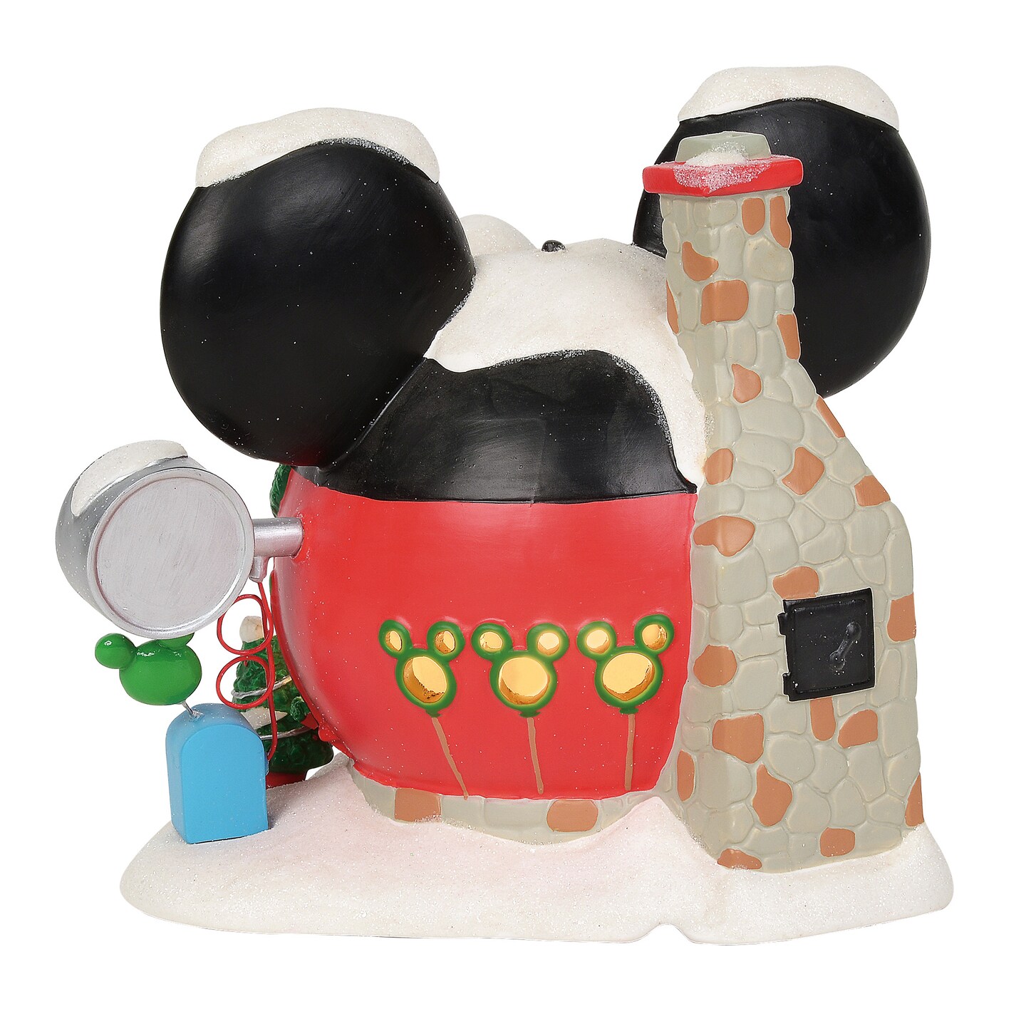 Department 56 Disney Village Mickey&#x27;s Balloon Inflators Lit Christmas Building 7in H