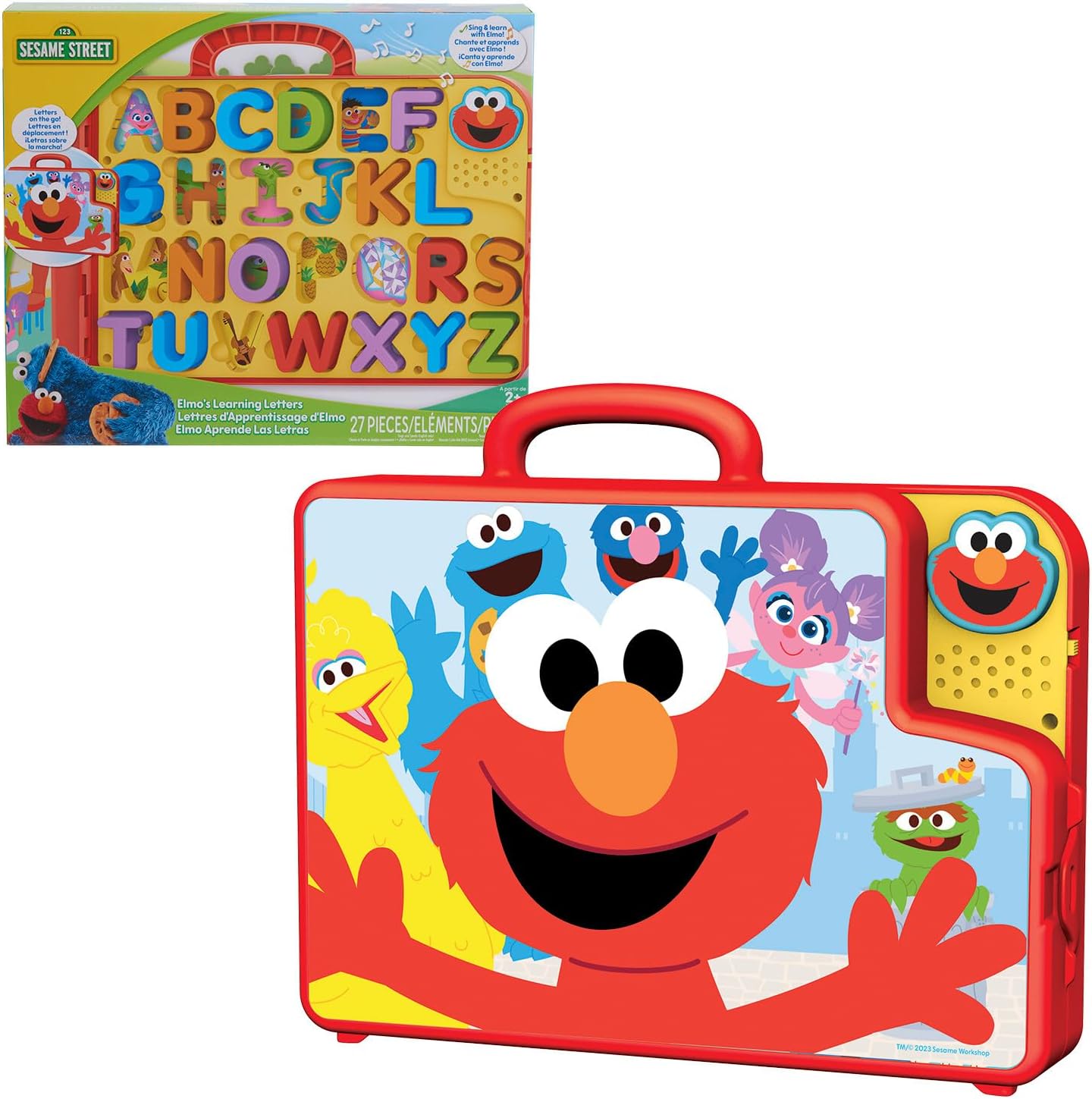 Elmo’s Learning Letters Bus Activity Board (Ages 2 Up by Just Play)