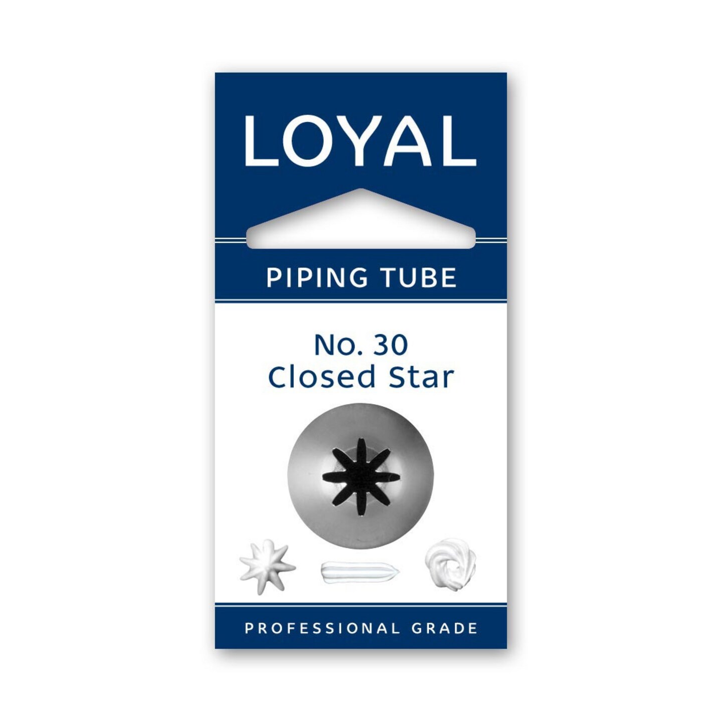 Loyal Piping Tip Closed Star #30
