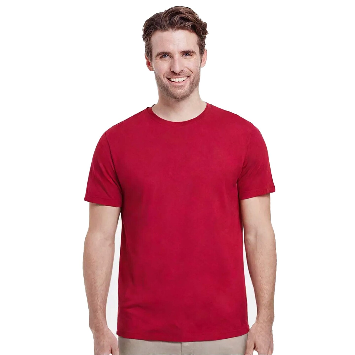 Gildan Heavy Cotton Crewneck Short Sleeve T-Shirt 100% Cotton for Promotional Custom Printing & Team events