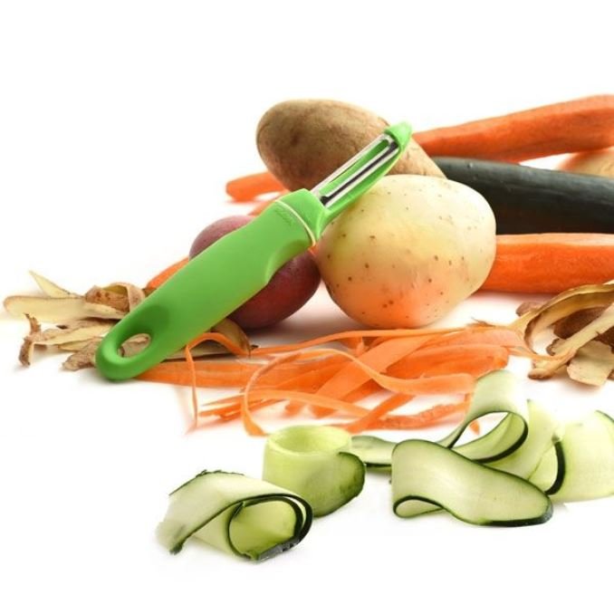 Norpro Grip-EZ Stainless Steel Blade Swivel Fruit & Veggie Peeler