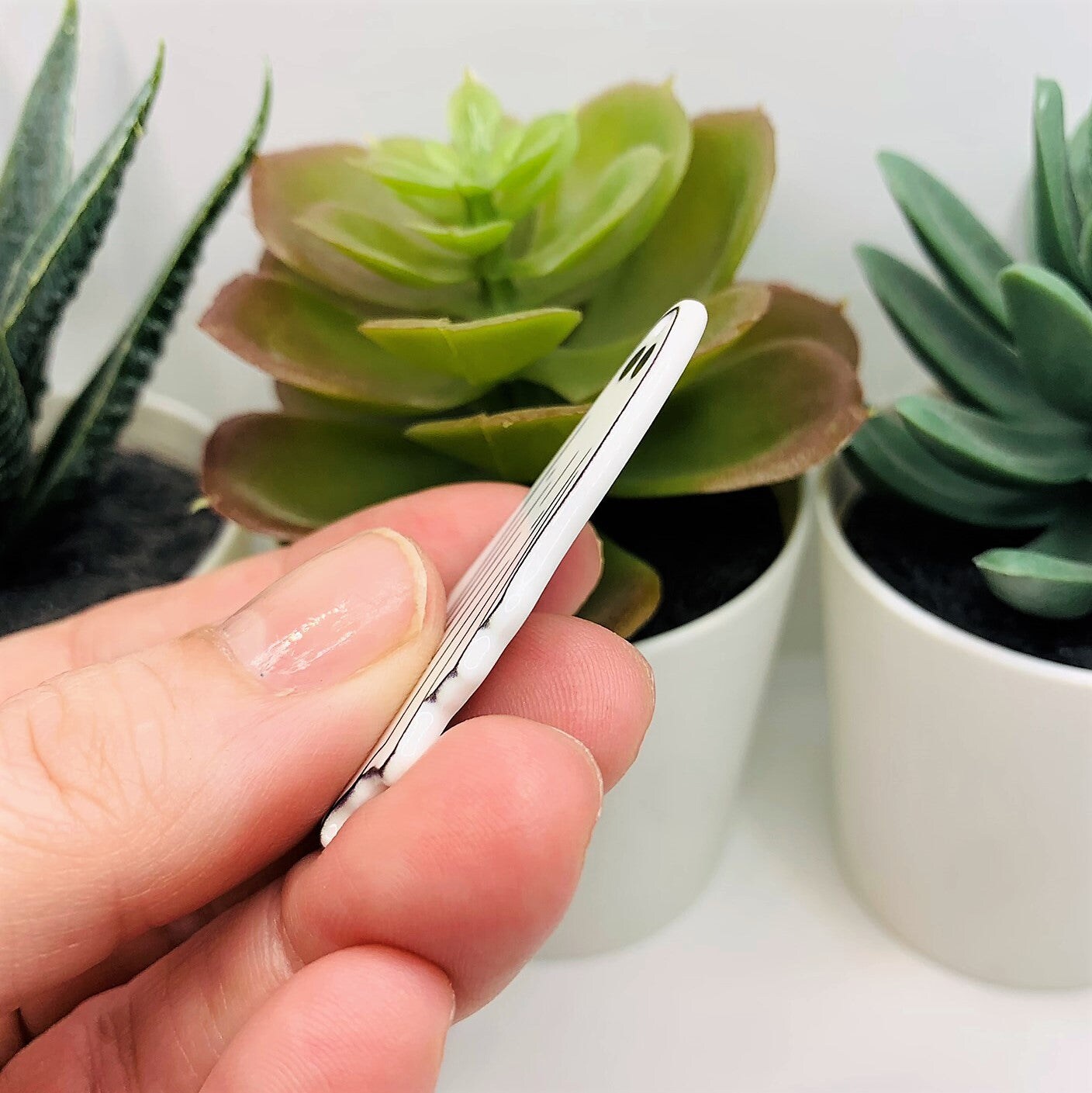 White Goth Ghost Halloween Charms, 46x21mm