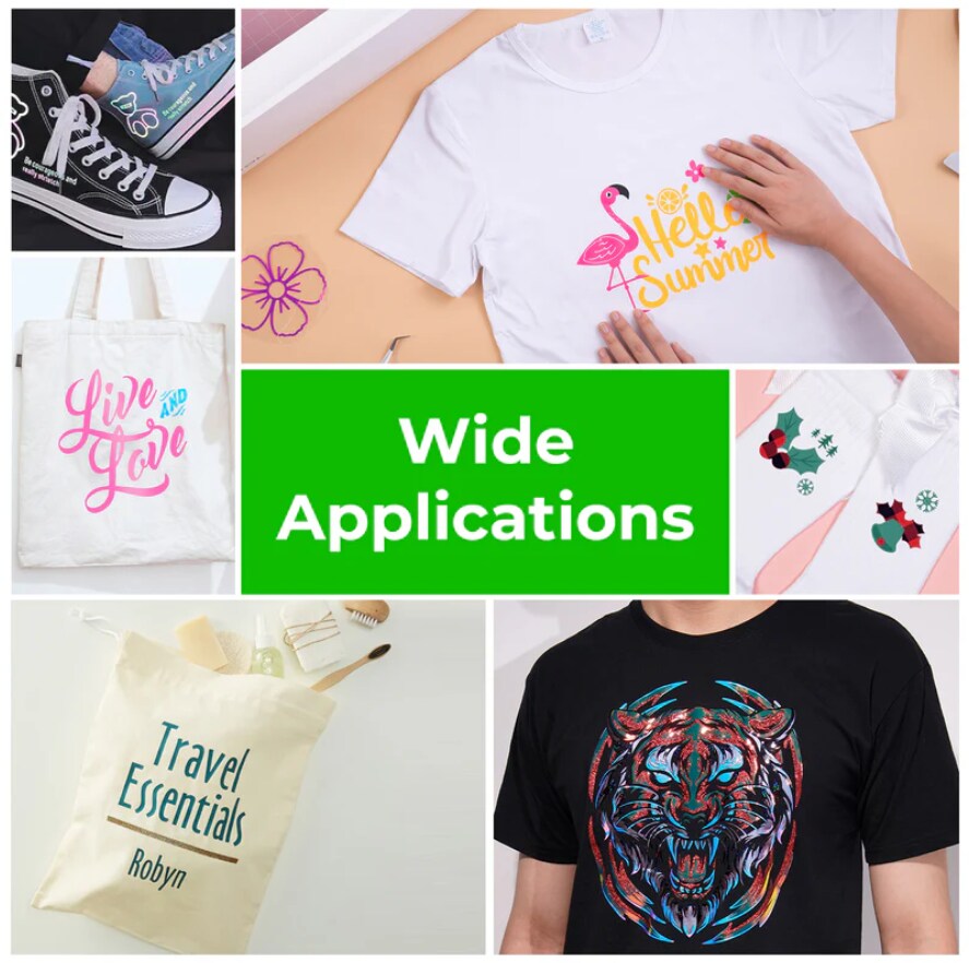 Heat Transfer Vinyl Kit 60pcs