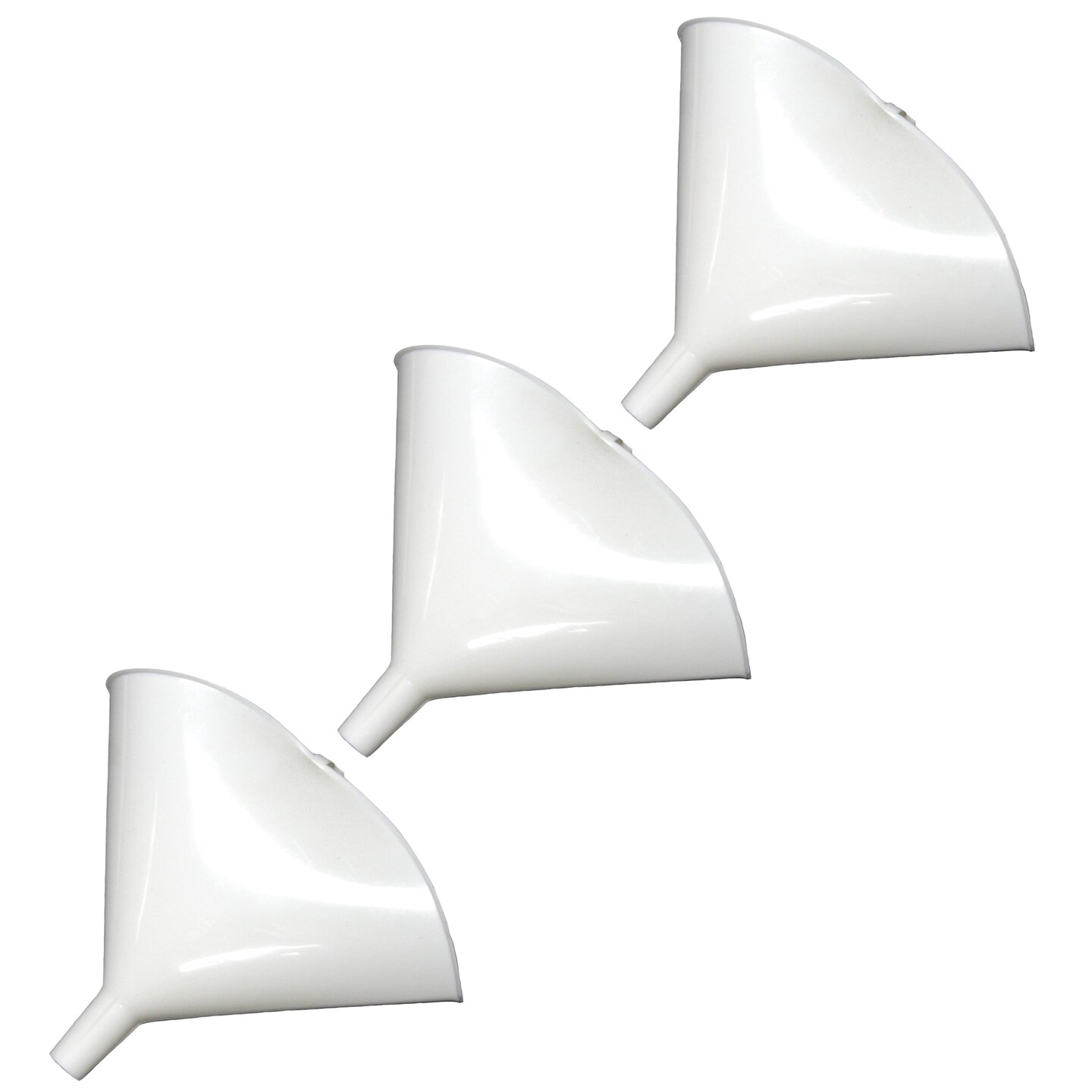 Chef Craft Plastic Folding Funnel, 12 Ounce Capacity - Folds for Easy Storage