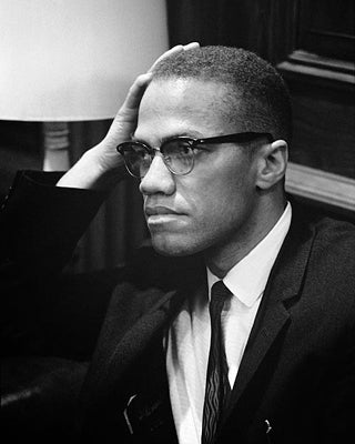 Framed Art Malcolm X, Washington DC, 1964 by McMahan Photo Archive 10 x 8