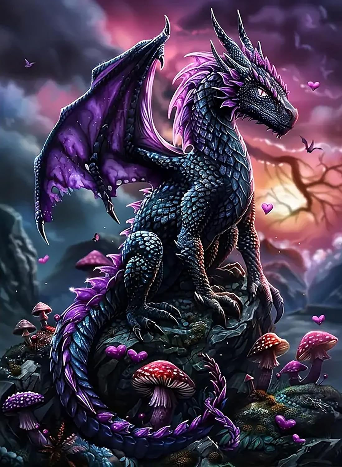 5D Dragon Diamond Painting Kit (JK731-1)