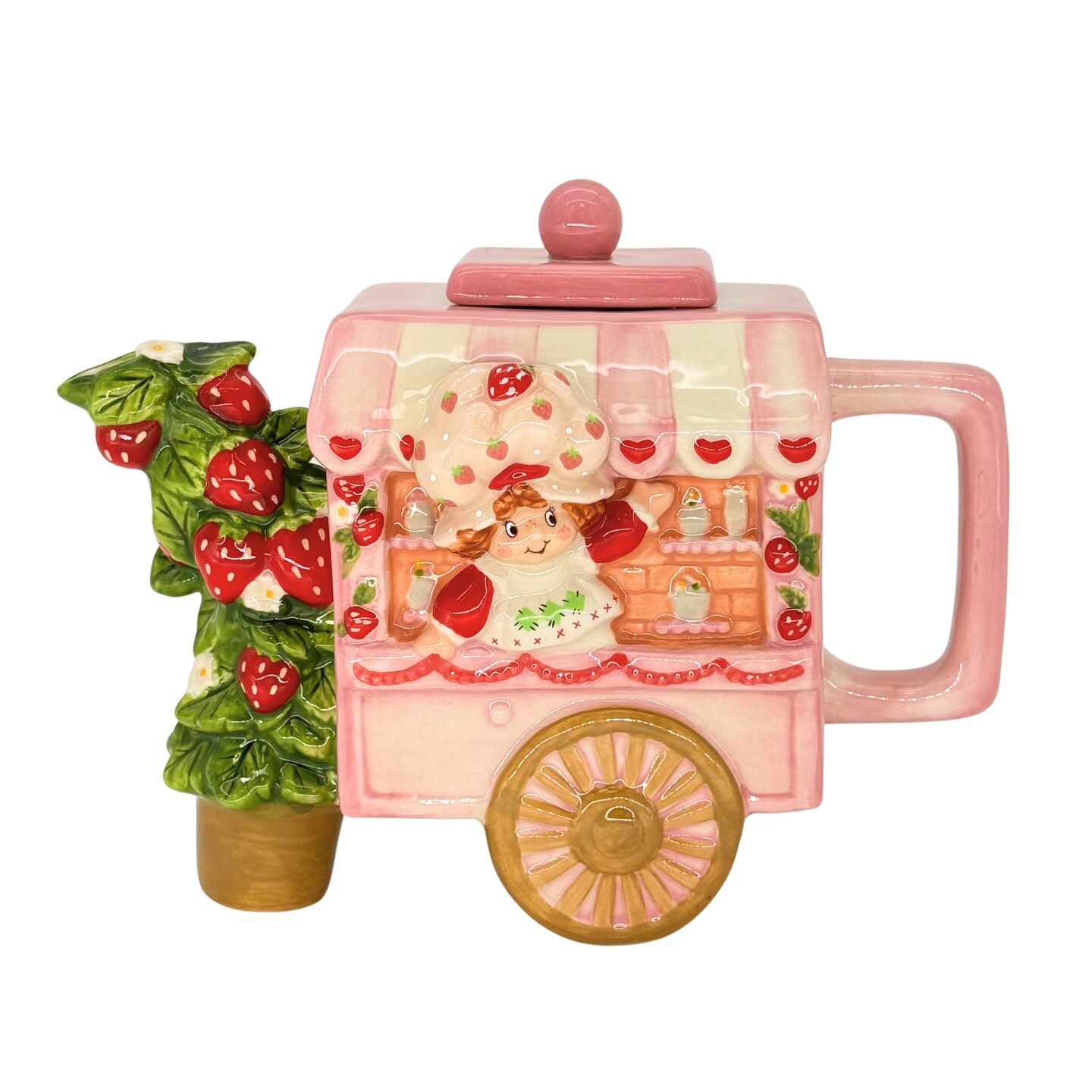 Blue Sky Clayworks: Strawberry Shortcake Teacart Teapot | Michaels