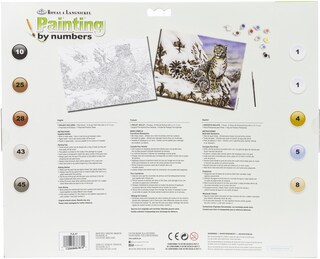 Royal & Langnickel Painting By Numbers – Gattini E Margherite, Kit Pittura A4 Per Bambini