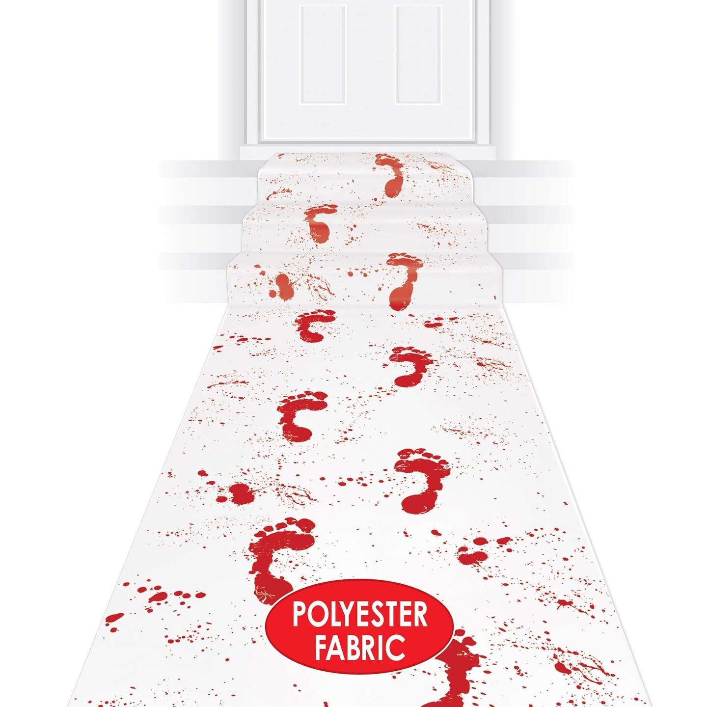 6 Pack Beistle Halloween Bloody Footprints Runner
