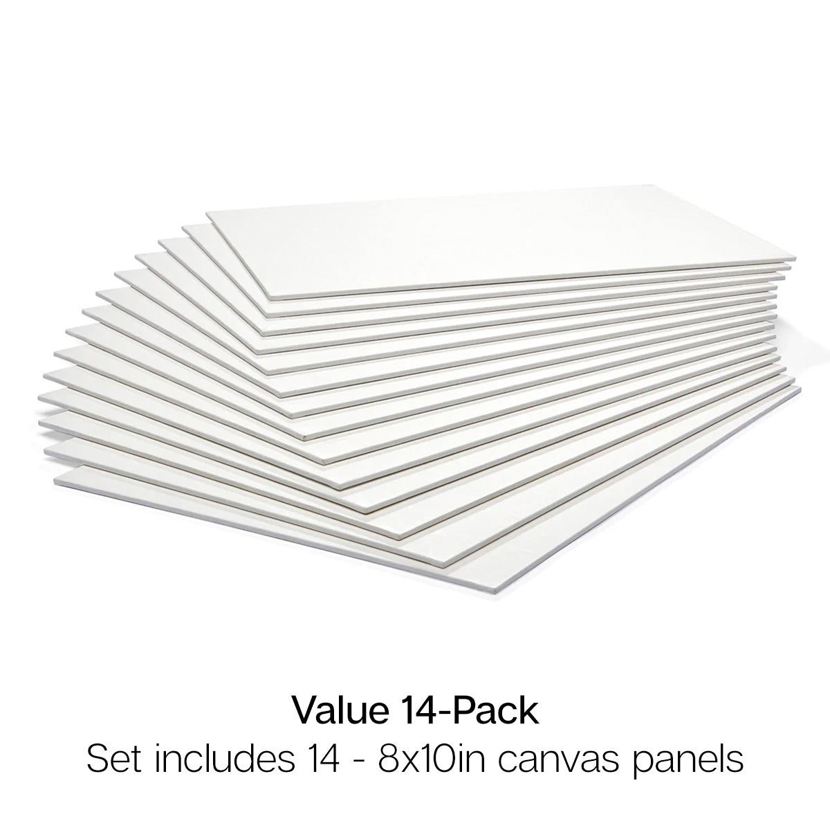 KINGART&#xAE; Canvas Panels 8&#x22; x 10&#x22;, 14 pc