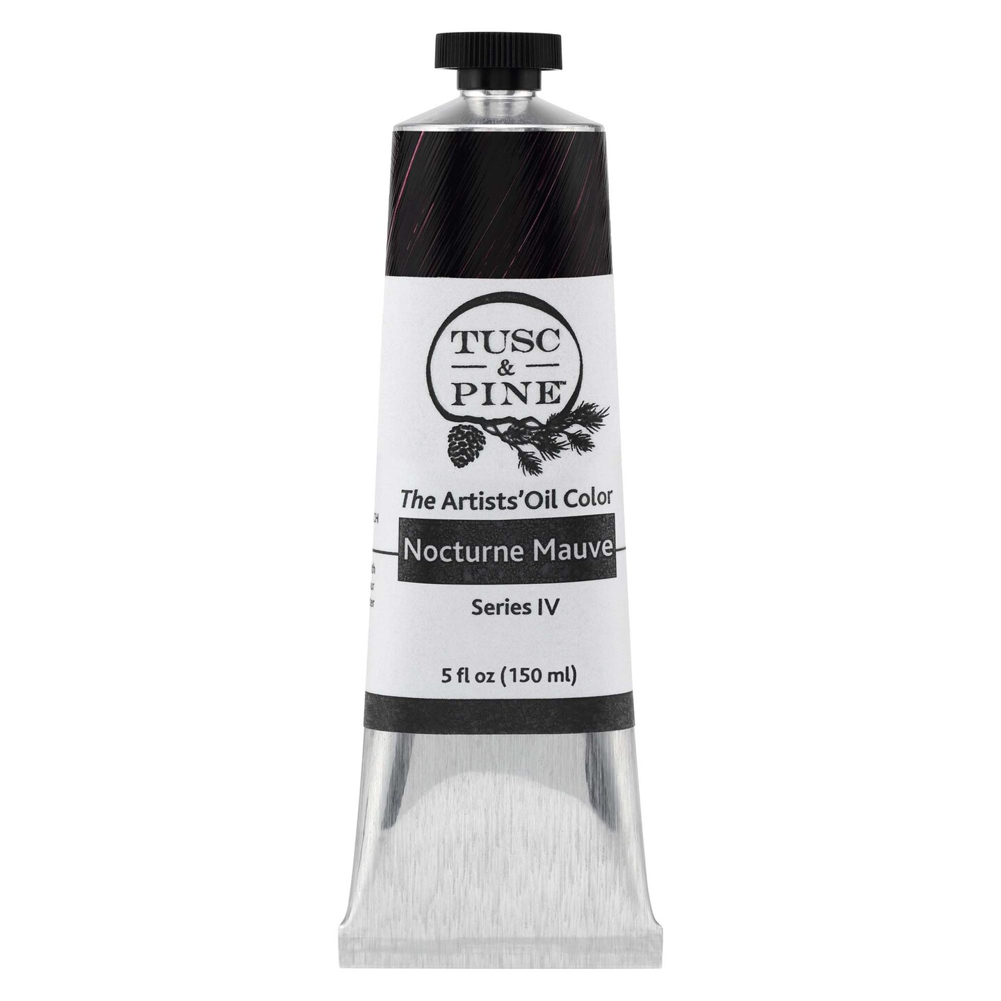 Tusc &#x26; Pine Artist Oil Paint - Nocturne Mauve, 150 ml, Non-Yellowing, Rich &#x26; Creamy Consistency, Maximum Pigment Load, Small Batch Milled Oil Paints Made in the USA for Professional Artists