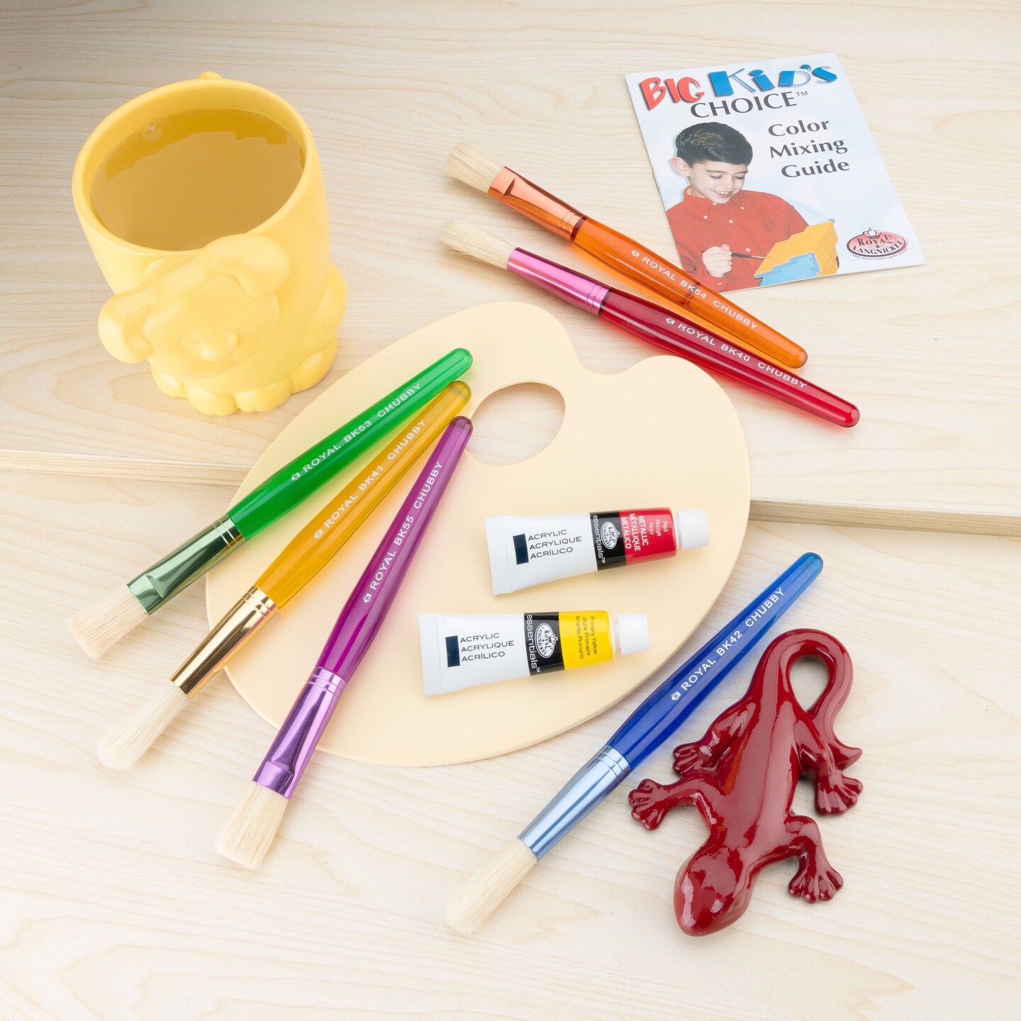 BK630 | Big Kid's Choice™ Toddler Chubby Brush Set with Palette