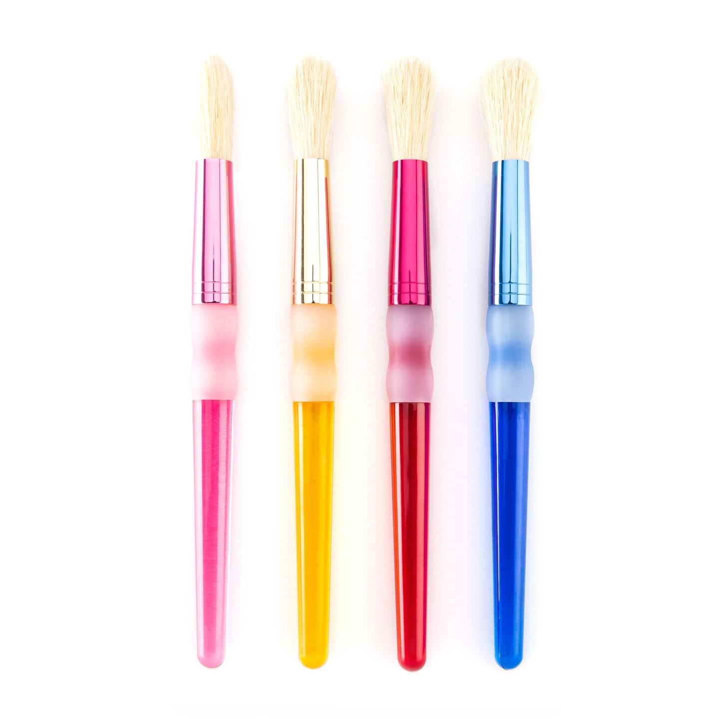 BK673 | Big Kid&#x27;s Choice&#x2122; Lil&#x27; Grippers&#x2122; 4pc Bristle Round Brush Set