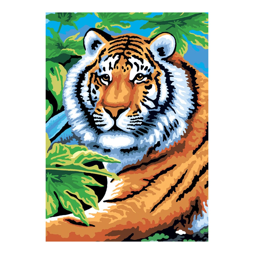 PBN-SET44 | Painting by numbers&#x2122; 21pc 8.75&#x22; x 11.75&#x22; Jungle Cats Painting Project 3-Pack