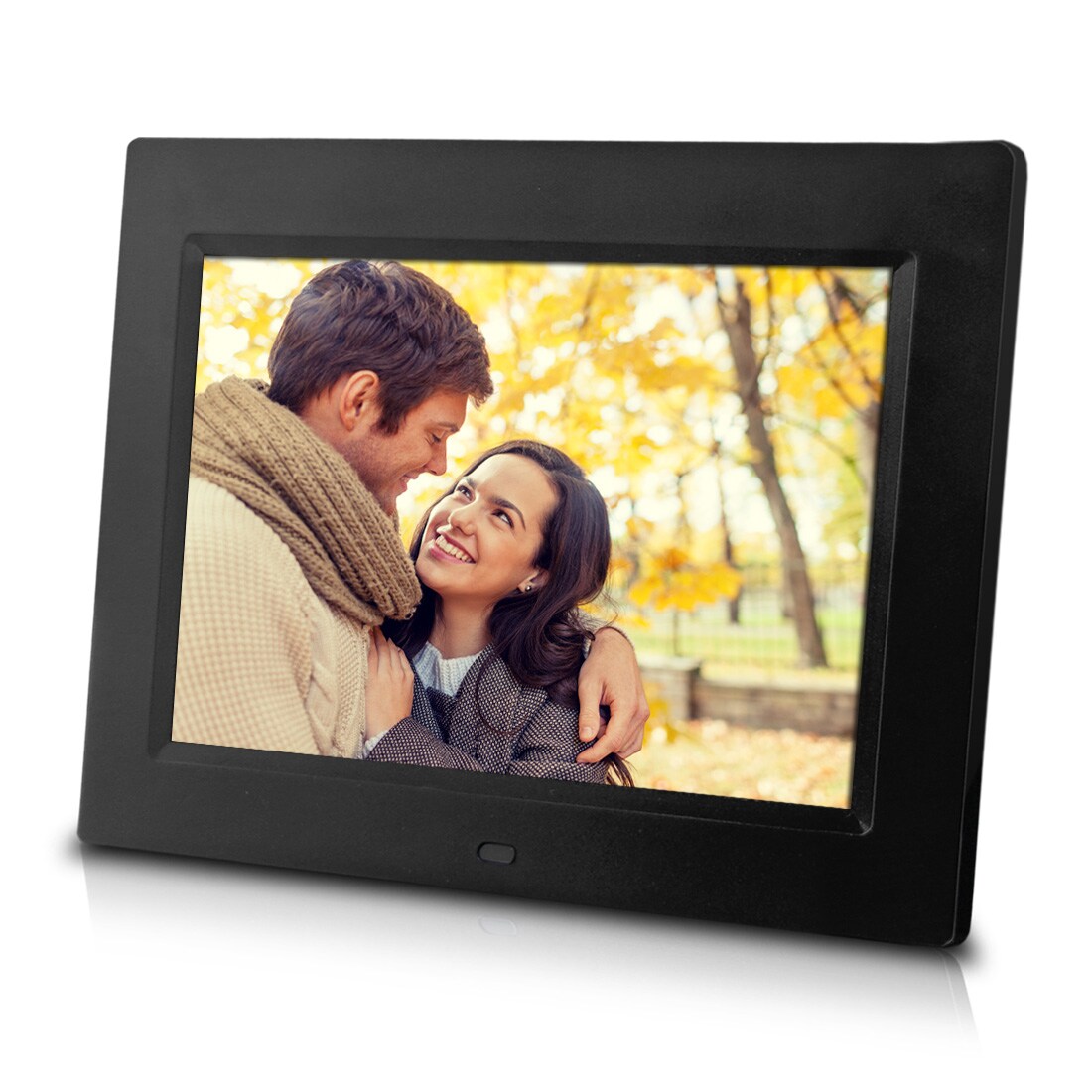 8 Inch Digital Photo Frame, Multimedia Player, Photo/Audio/Video with Built-In Storage, USB Port, and SD Card Slot