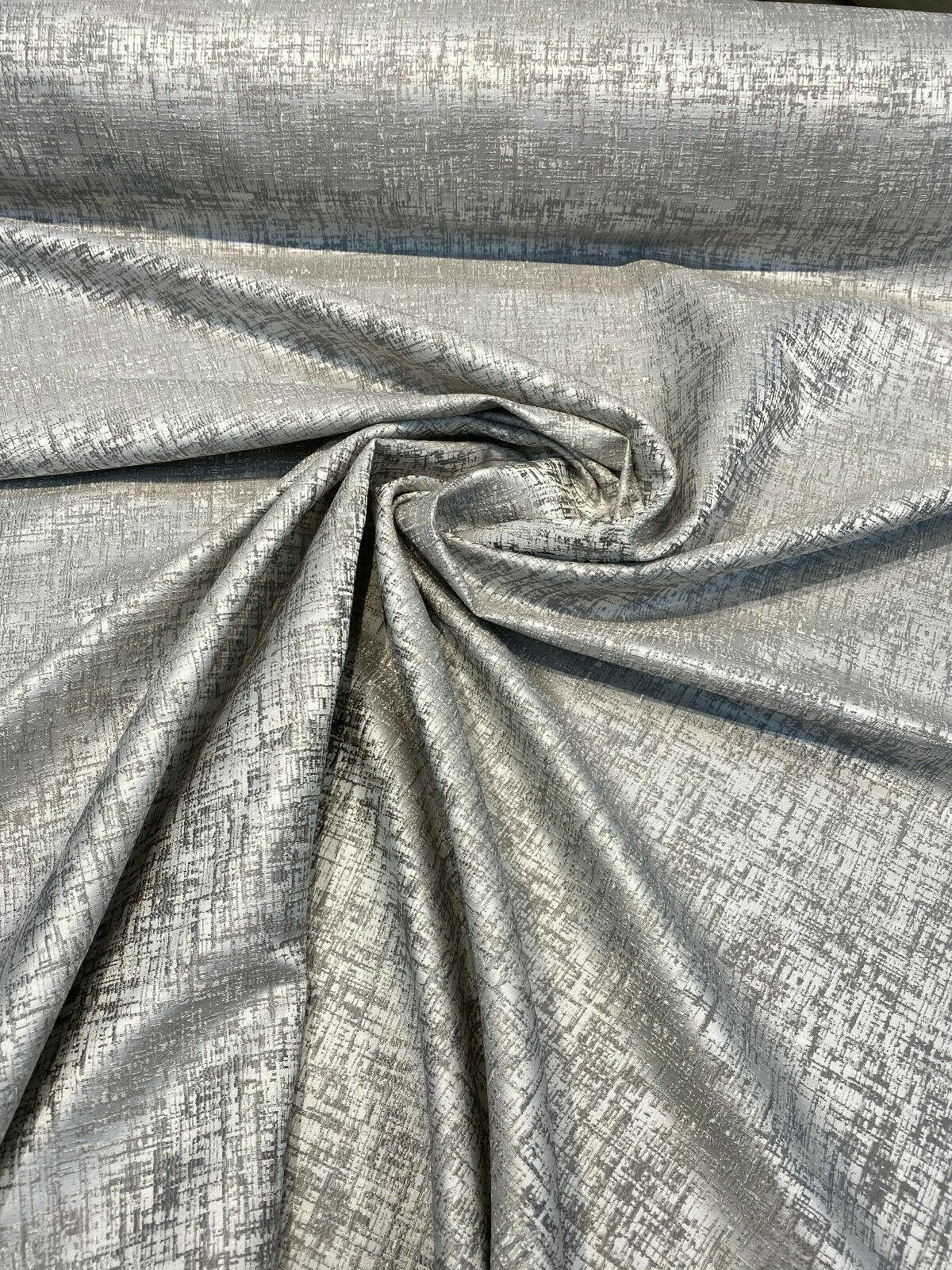 1 Yard Simba Silver Jacquard Brocade Designer Fabric 54 Inches Wide