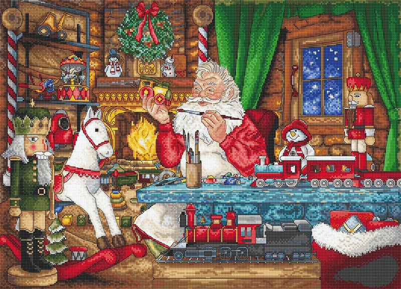 Getting ready for the Christmas L8074 Counted Cross Stitch Kit