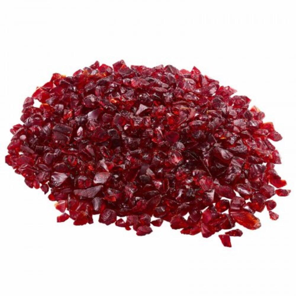 10 LB Fire Glass for Fire Pit Table High Temperature Resistant Reflective Rocks