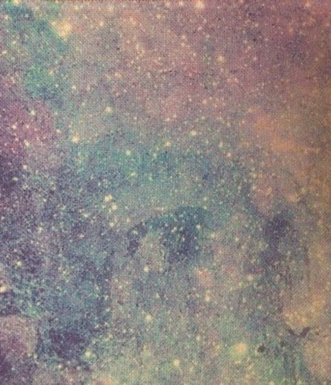 Cosmic Dust Designer Printed AIDA Fabric. Canvas for embroidery with an applied background KF-1015A