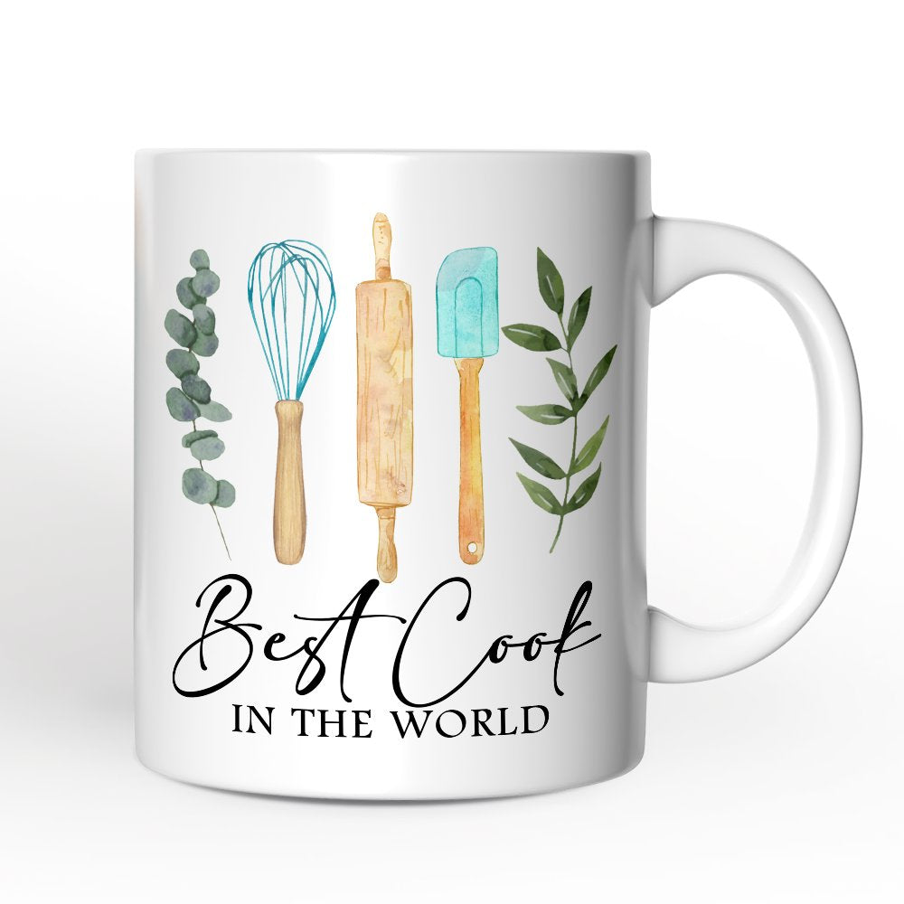 Best Cook Minimalist Mug, Chef Gift