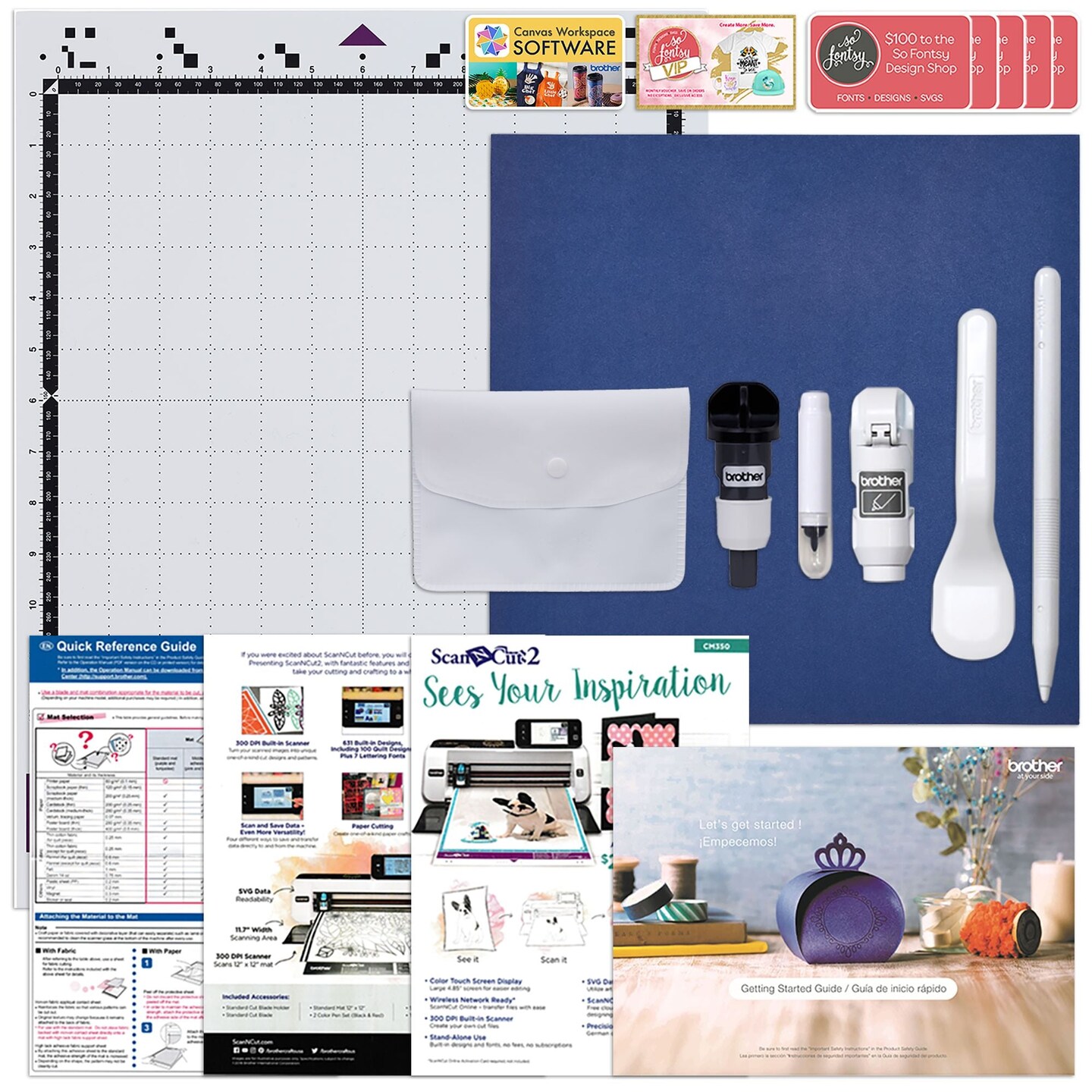 Brother SP-1 Sublimation Printer with ScanNCut Fabric &#x26; Vinyl Cutter